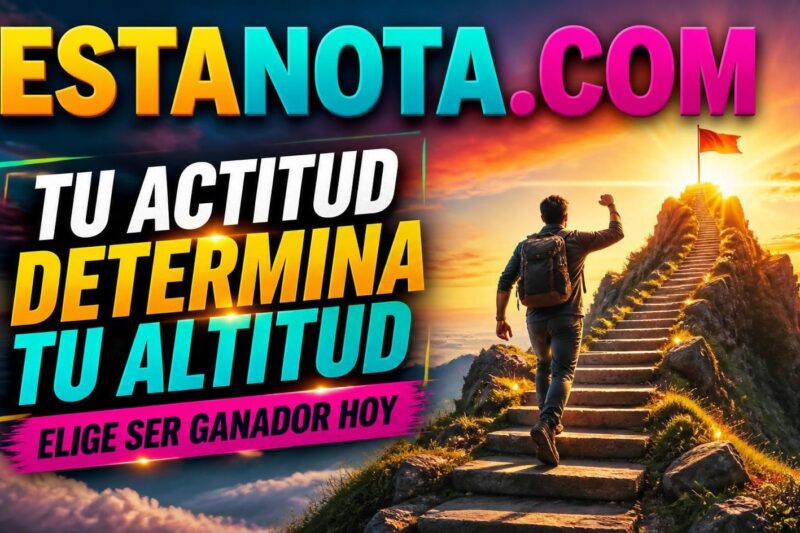 tu actitud