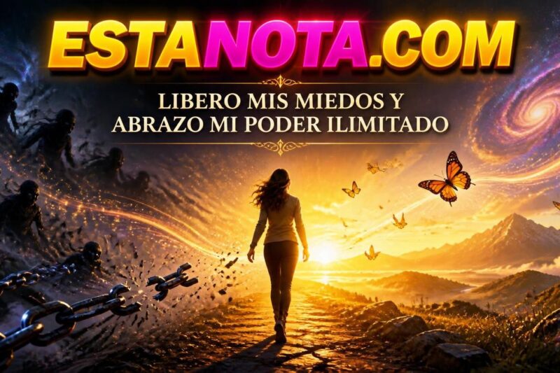 Libero mis miedos y abrazo mi poder ilimitado