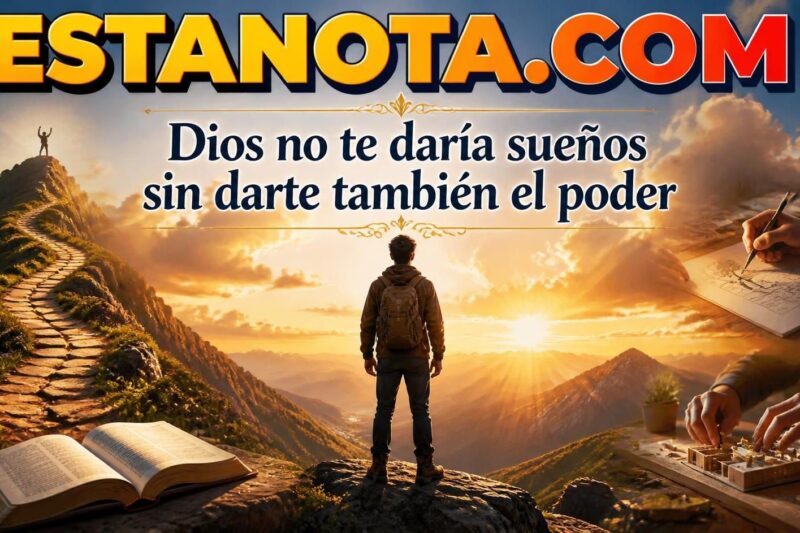 Dios no te daría sueños sin darte también el poder